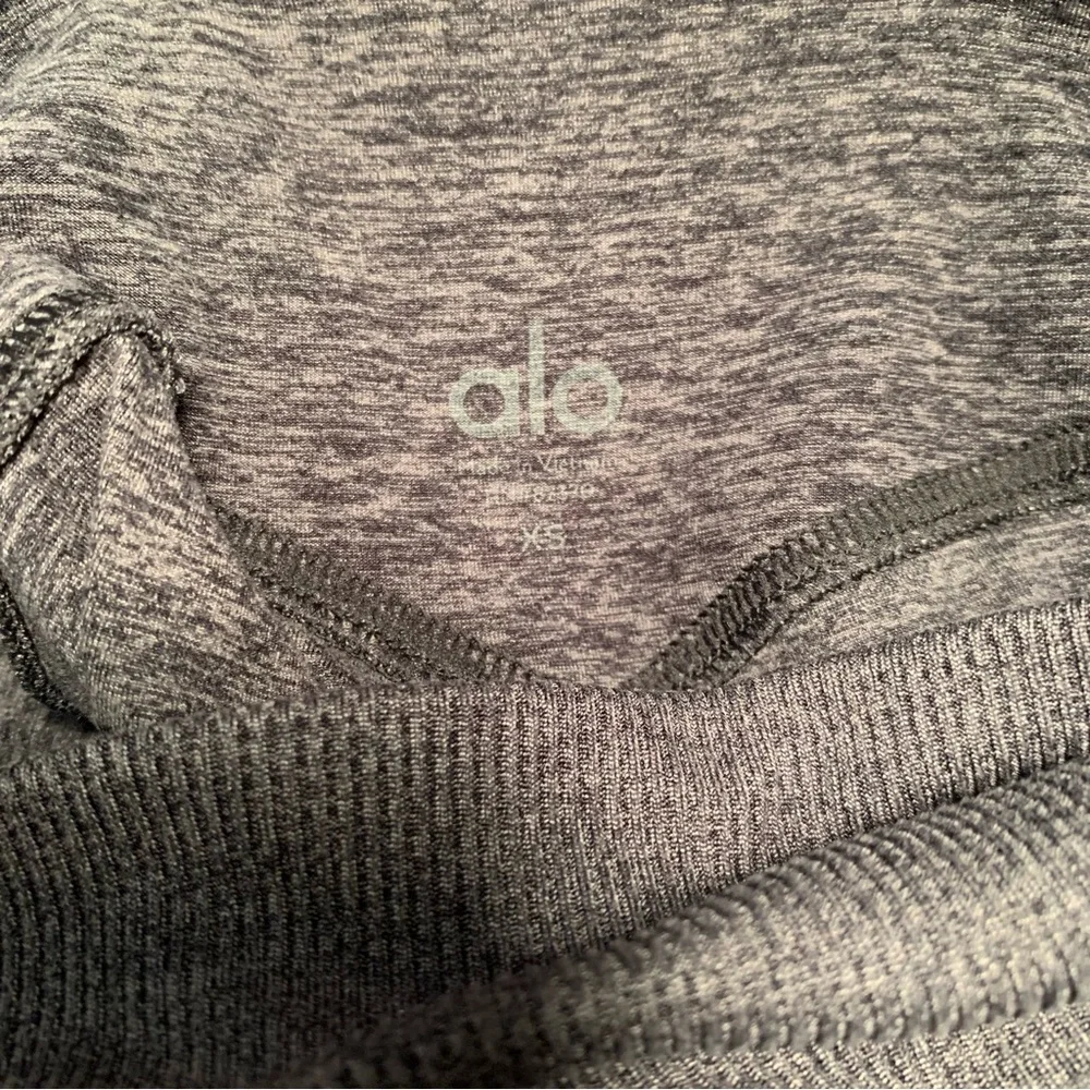 Alo Yoga Alosoft High Waist Lounge Legging Dark Heather Gray XS Activewear